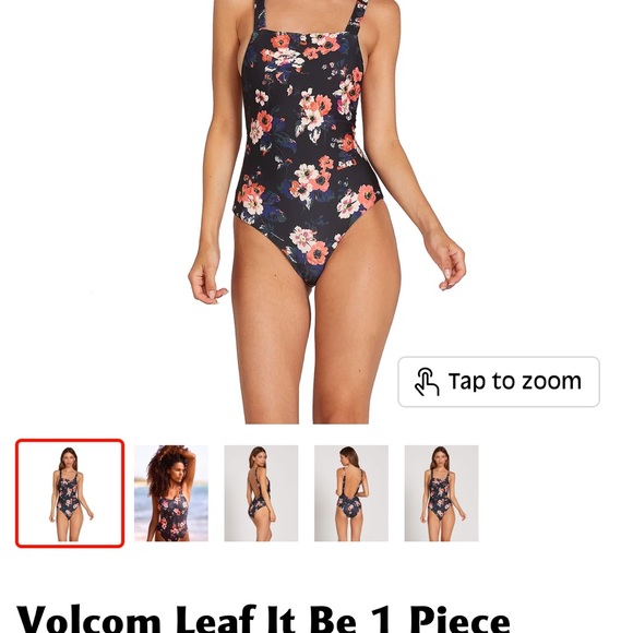 Volcom new without tags reversible one piece swim suit - Picture 7 of 9